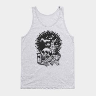 Time is endless dark art fantasy illustration Tank Top